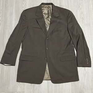 🔥BUNDLE SALE 44L Krizia Parisian Super 100’s wool sports coat blazer suit jacket